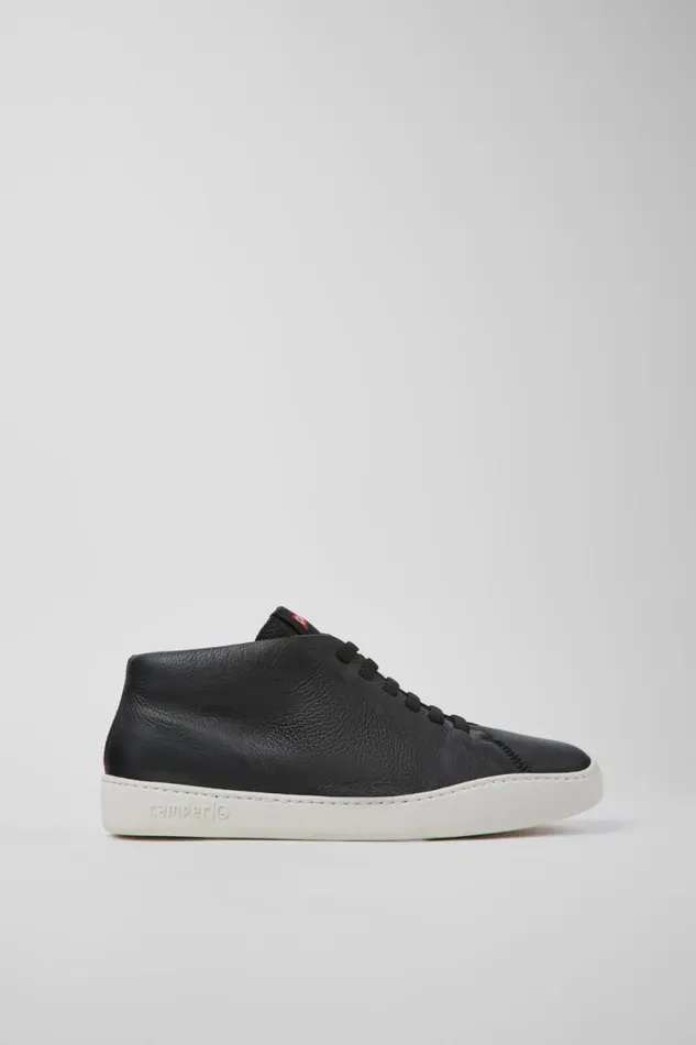 Men Camper Ankle Boots Peu Touring Black Leather Sneakers Men Camper Ankle Boots Peu Touring Black Leather Sneakers