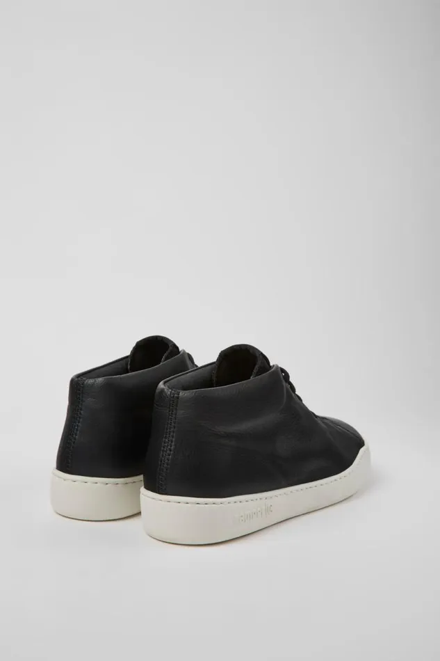 Men Camper Ankle Boots Peu Touring Black Leather Sneakers Men Camper Ankle Boots Peu Touring Black Leather Sneakers
