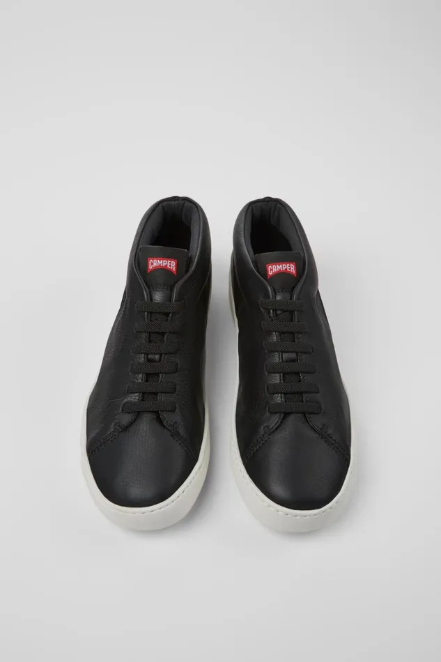 Men Camper Ankle Boots Peu Touring Black Leather Sneakers Men Camper Ankle Boots Peu Touring Black Leather Sneakers