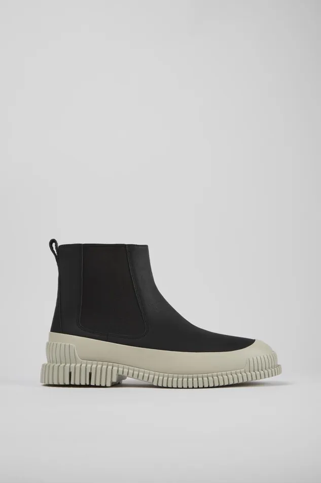 Men Camper Ankle Boots Pix Black Leather Chelsea Boots Men Camper Ankle Boots Pix Black Leather Chelsea Boots