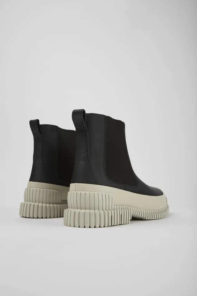 Men Camper Ankle Boots Pix Black Leather Chelsea Boots Men Camper Ankle Boots Pix Black Leather Chelsea Boots