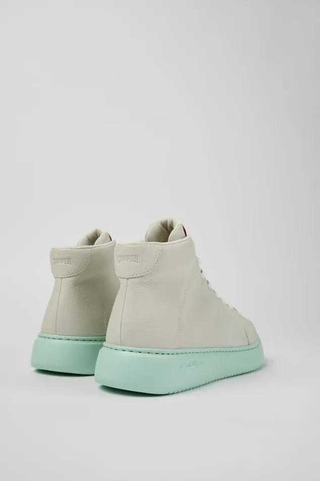 Men Camper Ankle Boots Runner K21 White Leather Sneaker Bootie Men Camper Ankle Boots Runner K21 White Leather Sneaker Bootie