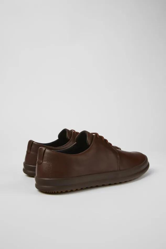 Men Camper Casual Shoes Chasis Brown Leather Shoes Men Camper Casual Shoes Chasis Brown Leather Shoes