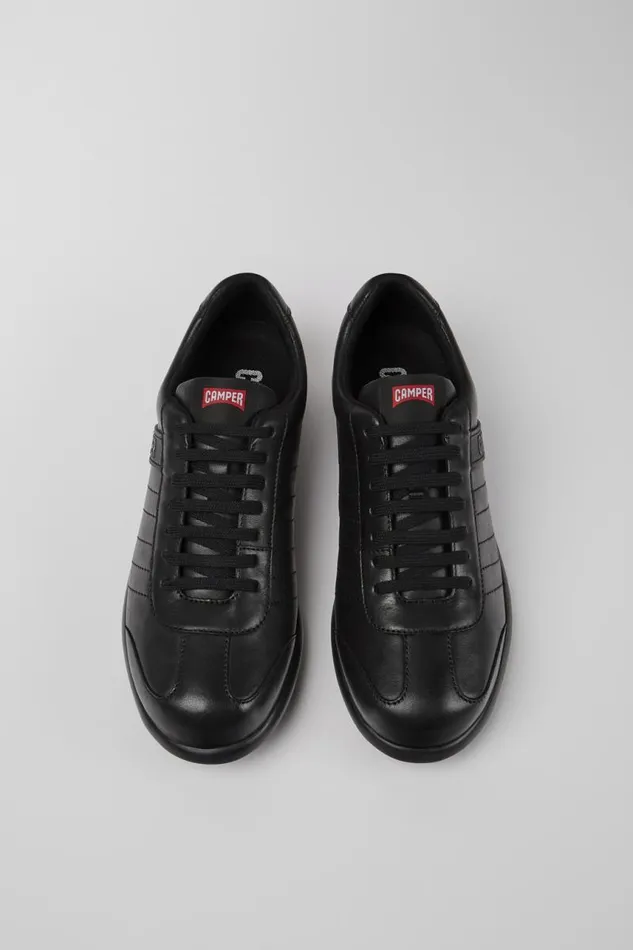 Men Camper Casual Shoes Pelotas XLite Black Leather Shoes Men Camper Casual Shoes Pelotas XLite Black Leather Shoes