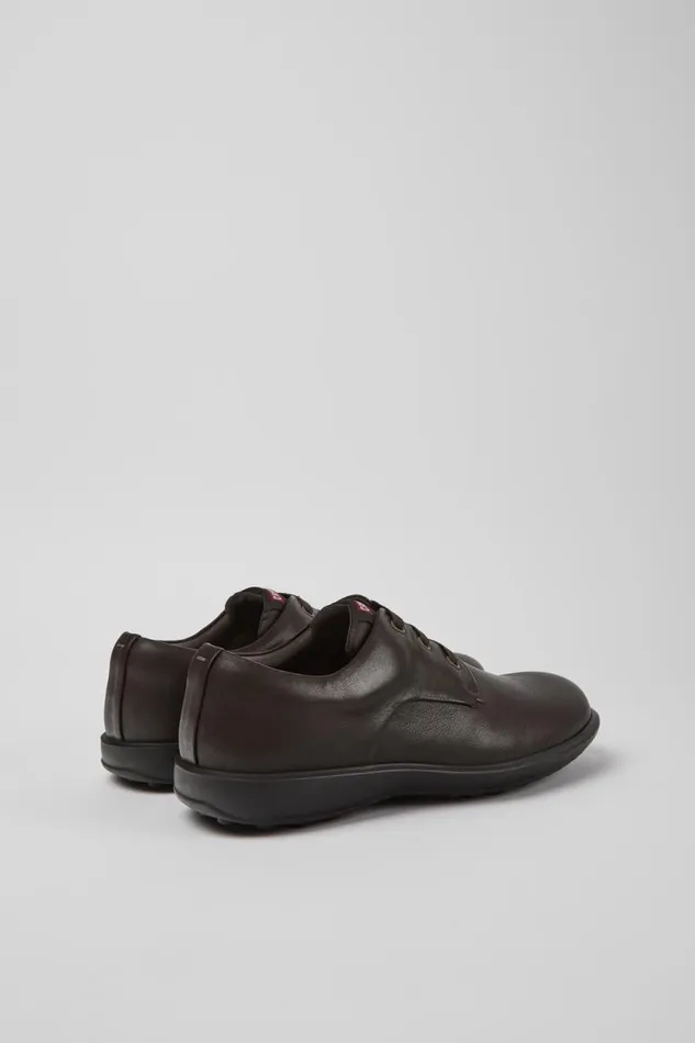 Men Camper Formal Shoes Atom Work Dark Brown Blucher Shoes Men Camper Formal Shoes Atom Work Dark Brown Blucher Shoes