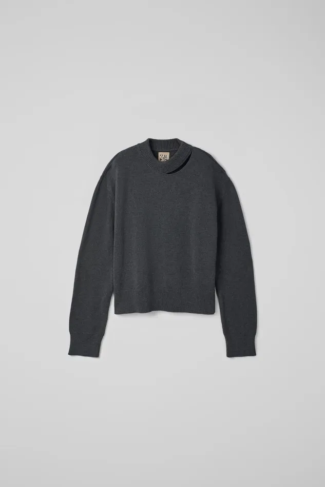 Men Camper Knit Melange Knit Sweater Gray Melange Knit Sweater Men Camper Knit Melange Knit Sweater Gray Melange Knit Sweater