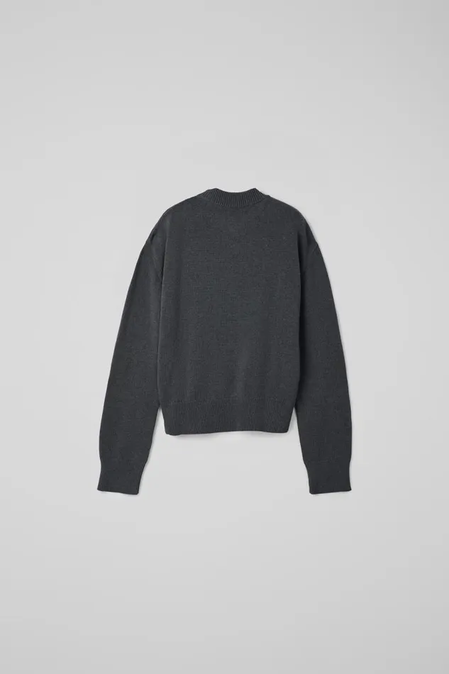 Men Camper Knit Melange Knit Sweater Gray Melange Knit Sweater Men Camper Knit Melange Knit Sweater Gray Melange Knit Sweater