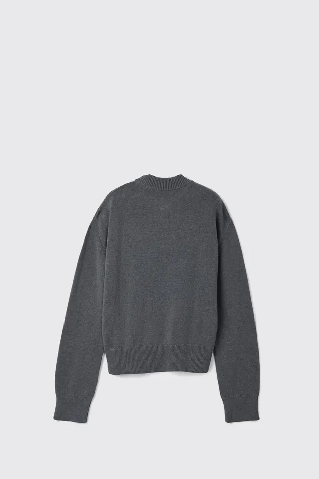 Men Camper Knit Melange Knit Sweater Gray Melange Knit Sweater Men Camper Knit Melange Knit Sweater Gray Melange Knit Sweater