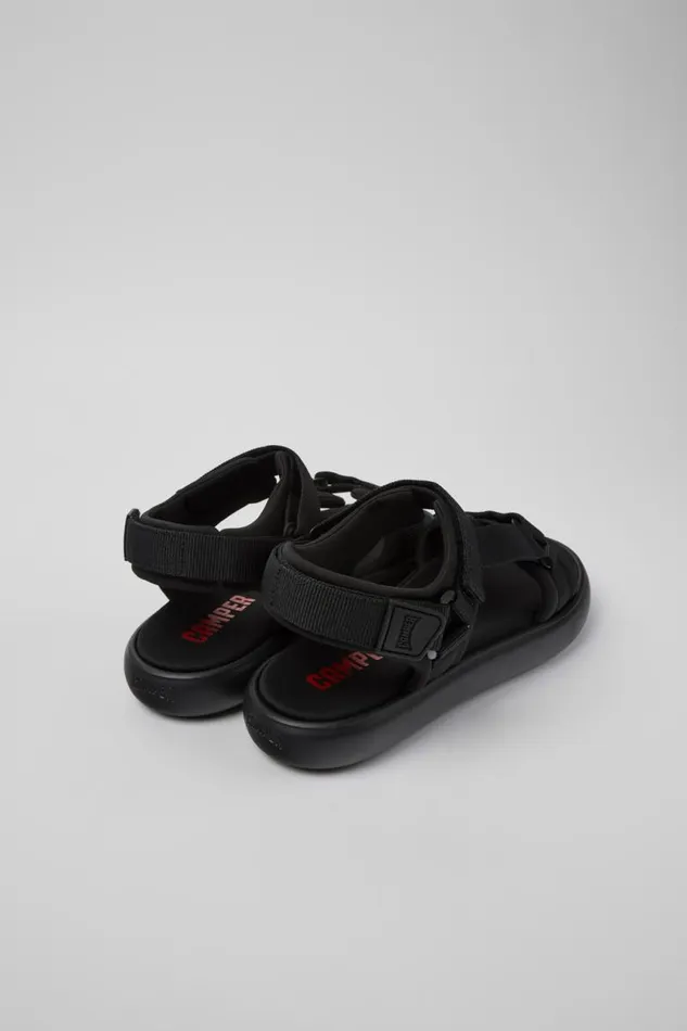 Men Camper Non Leather Shoes Pelotas Flota Black Textile Sandal Men Camper Non Leather Shoes Pelotas Flota Black Textile Sandal