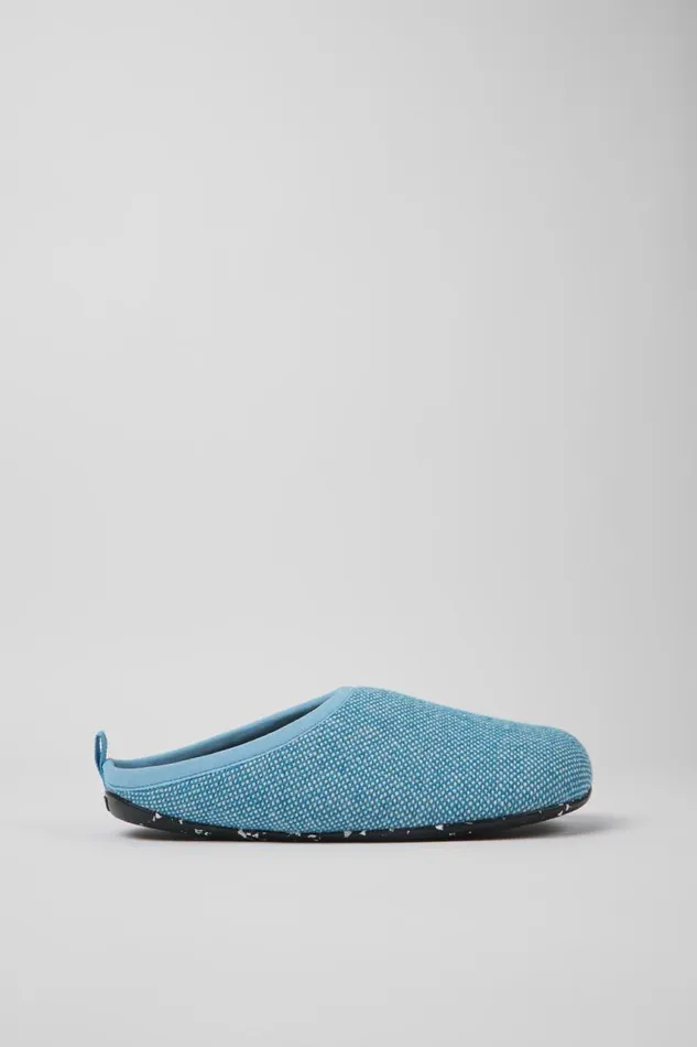 Men Camper Non Leather Shoes Wabi Blue Wool And Viscose Slippers Men Camper Non Leather Shoes Wabi Blue Wool And Viscose Slippers