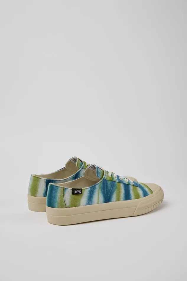 Men Camper Sneakers Camper X EFI Multicolored Organic Cotton Sneakers Men Camper Sneakers Camper X EFI Multicolored Organic Cotton Sneakers