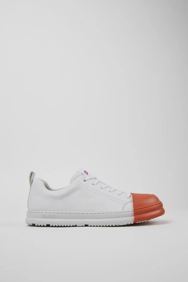 Men Camper Sneakers Junction Runner White Leather Sneakers Men Camper Sneakers Junction Runner White Leather Sneakers