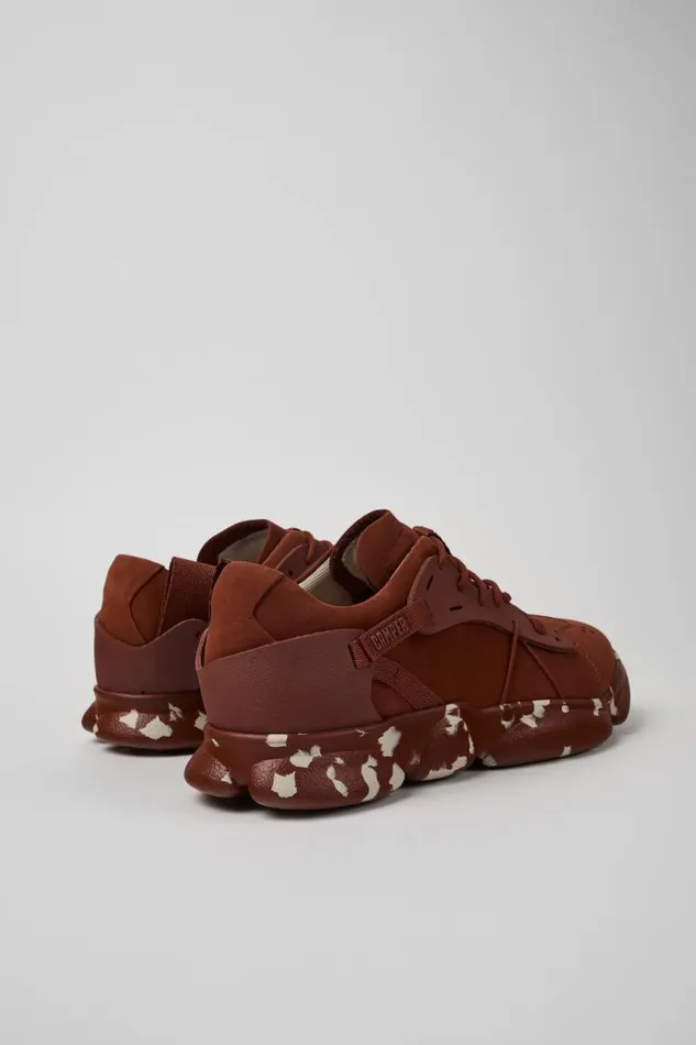 Men Camper Sneakers Karst Red Nubuck And Textile Sneakers Men Camper Sneakers Karst Red Nubuck And Textile Sneakers