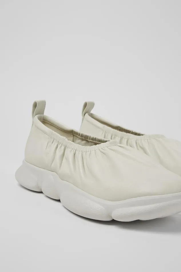 Men Camper Sneakers Karst White Leather Ballerinas