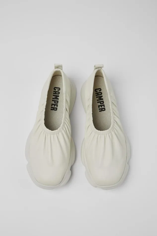 Men Camper Sneakers Karst White Leather Ballerinas Men Camper Sneakers Karst White Leather Ballerinas