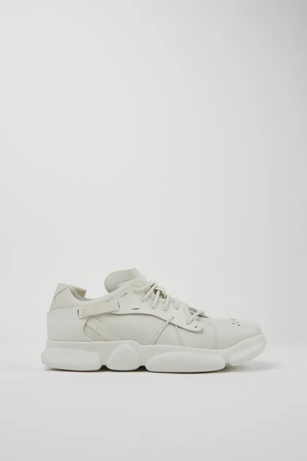 Men Camper Sneakers Karst White Nondyed Leather Sneakers Men Camper Sneakers Karst White Nondyed Leather Sneakers