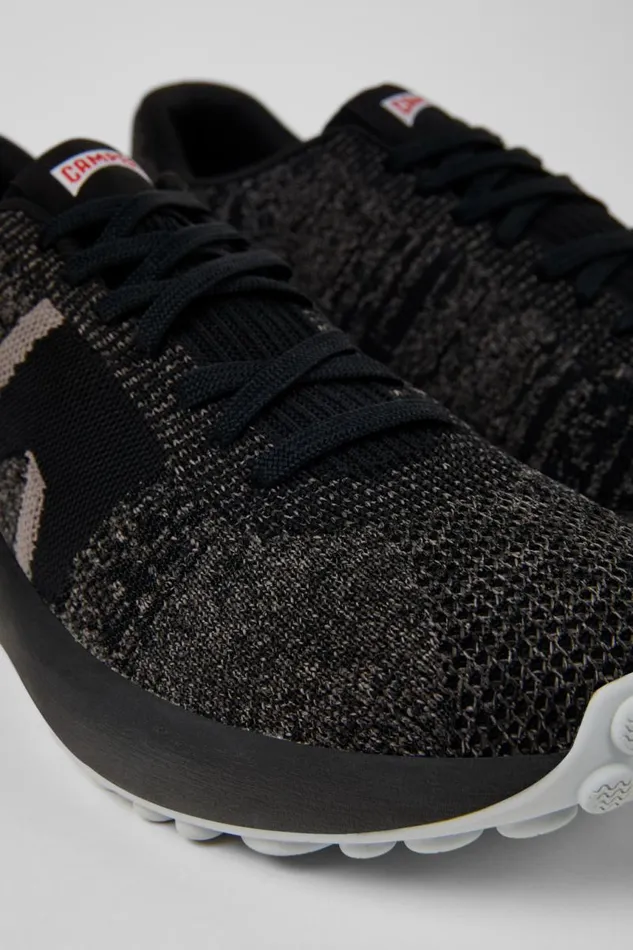 Men Camper Sneakers Pelotas Athens Black Textile Sneaker