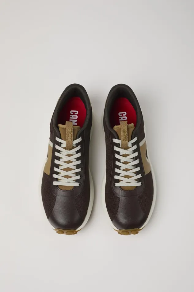 Men Camper Sneakers Pelotas Athens Brown Textile Sneaker Men Camper Sneakers Pelotas Athens Brown Textile Sneaker