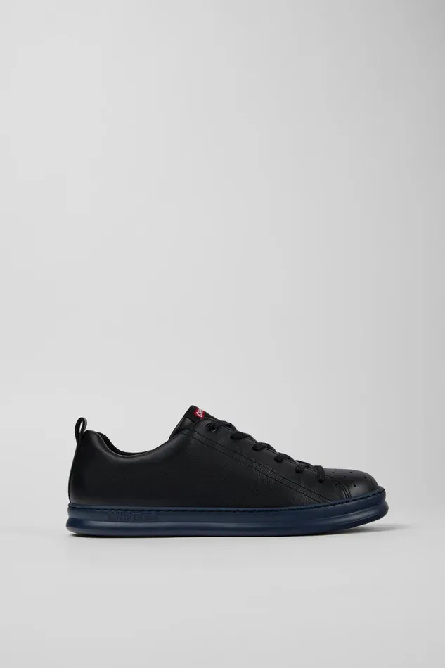 Men Camper Sneakers Runner Black Leather Sneakers Men Camper Sneakers Runner Black Leather Sneakers