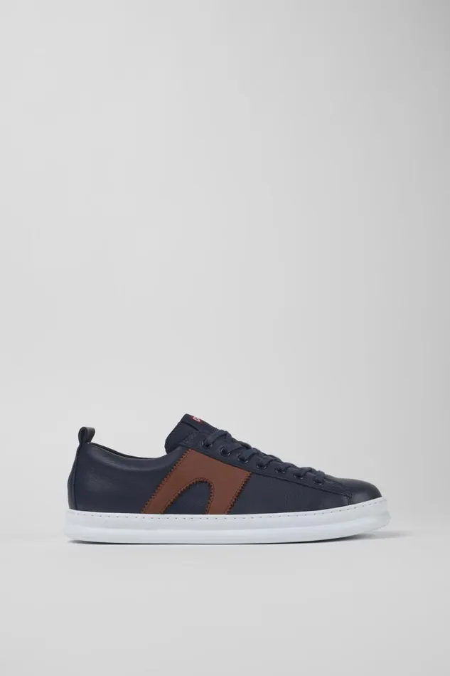 Men Camper Sneakers Runner Blue Leather Sneaker Men Camper Sneakers Runner Blue Leather Sneaker