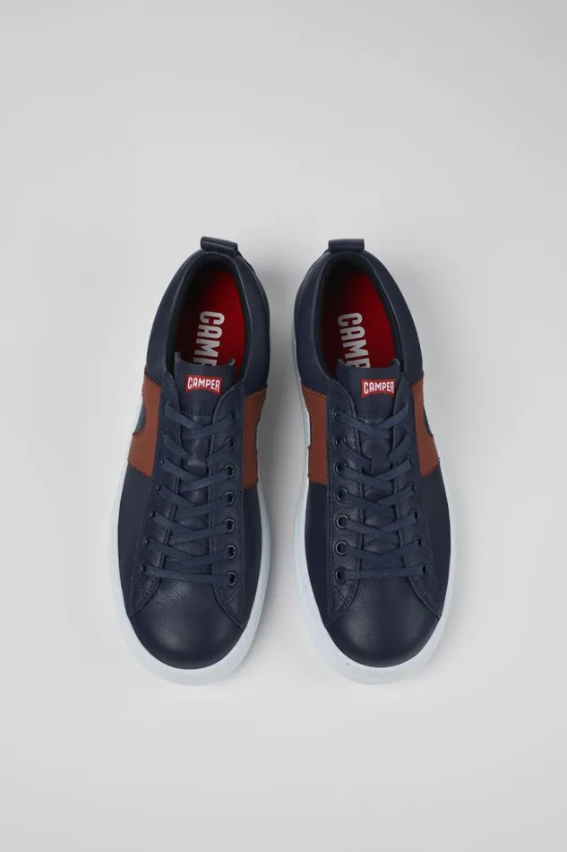 Men Camper Sneakers Runner Blue Leather Sneaker Men Camper Sneakers Runner Blue Leather Sneaker