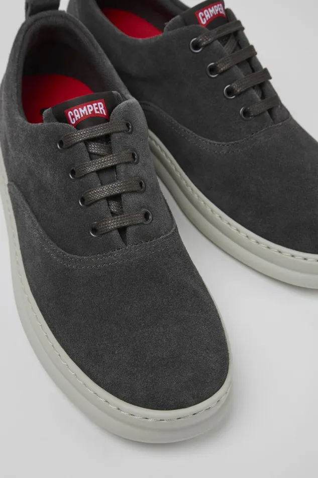 Men Camper Sneakers Runner Gray Nubuck Sneakers