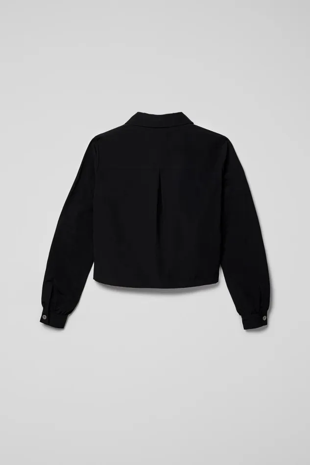 Men Camper Tops Tech Shirt Black CottonNylon Shirt Men Camper Tops Tech Shirt Black CottonNylon Shirt