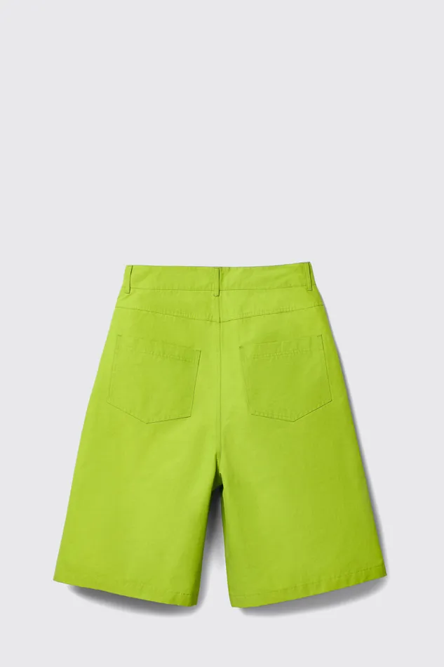 Men Camper TrousersandShorts Tech Shorts Green CottonNylon Shorts Men Camper TrousersandShorts Tech Shorts Green CottonNylon Shorts