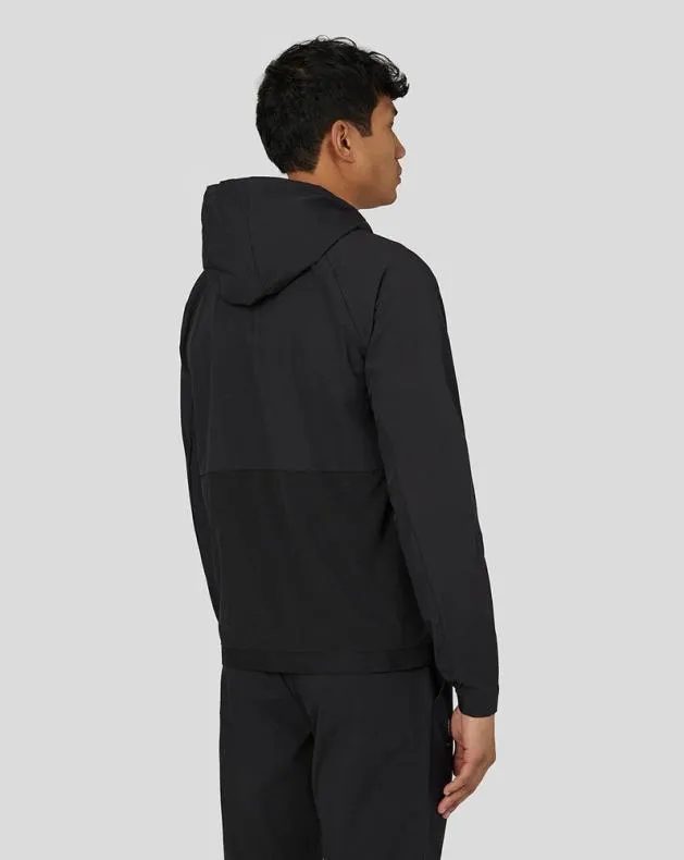 Men Castore Jackets Active Lightweight Woven Jacket 8211 Black