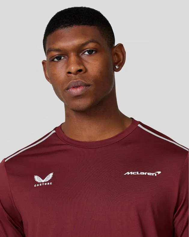 Men Castore Tops McLaren Performance TShirt 8211 Port