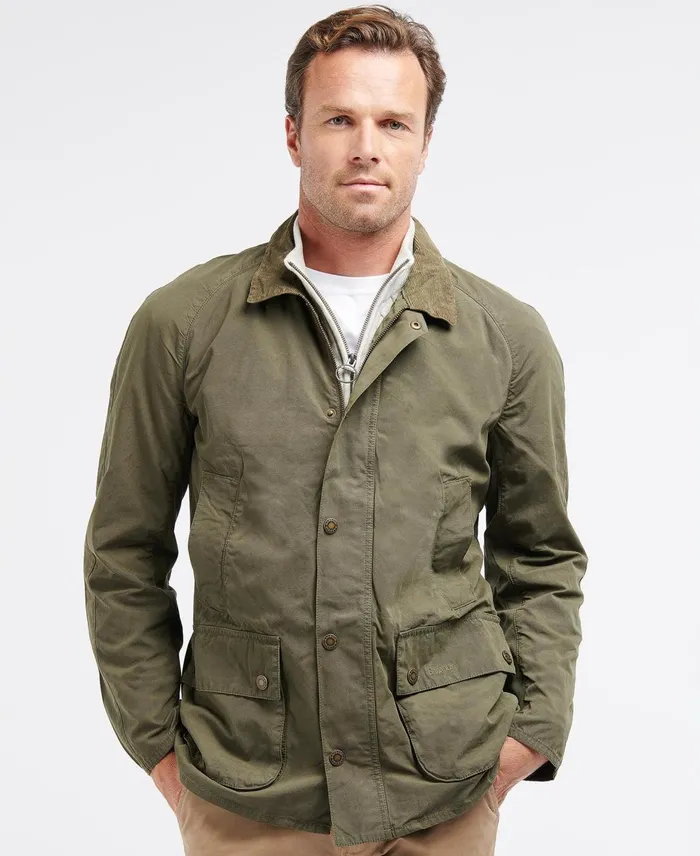 Men Casual Jackets Barbour Ashby Casual Jacket Inky Blue