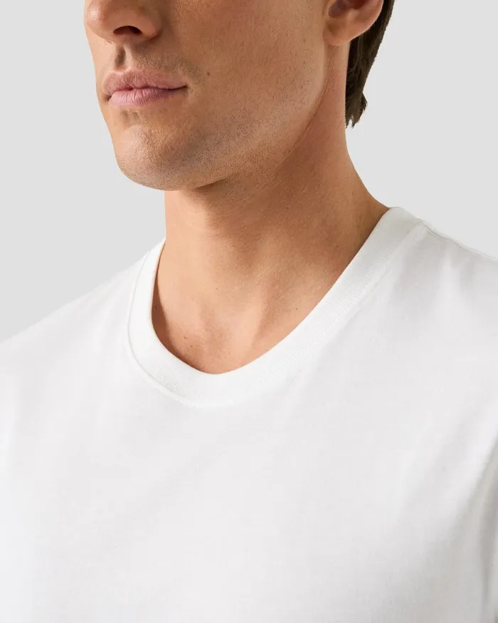 Men Crewneck TShirt White Eton TShirts Men Crewneck TShirt White Eton TShirts