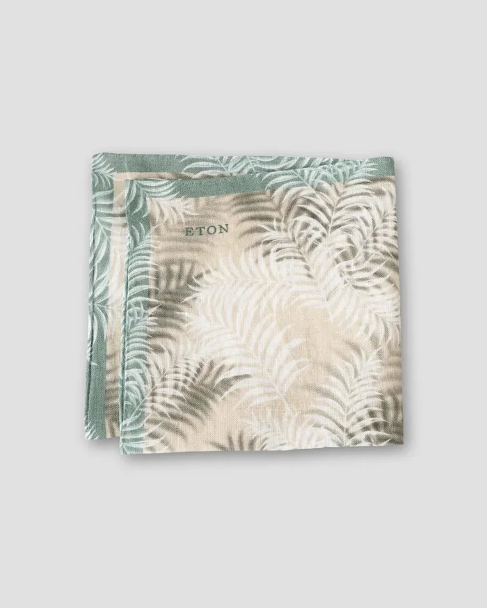 Men Floral Pocket Square Brown Eton Pocket Squares
