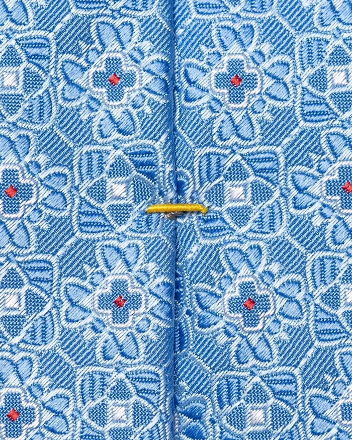 Men Floral Tie Blue Eton Ties Men Floral Tie Blue Eton Ties