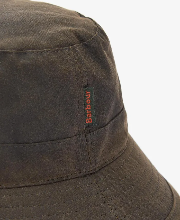 Men Hats Barbour Wax Bucket Hat Olive Men Hats Barbour Wax Bucket Hat Olive