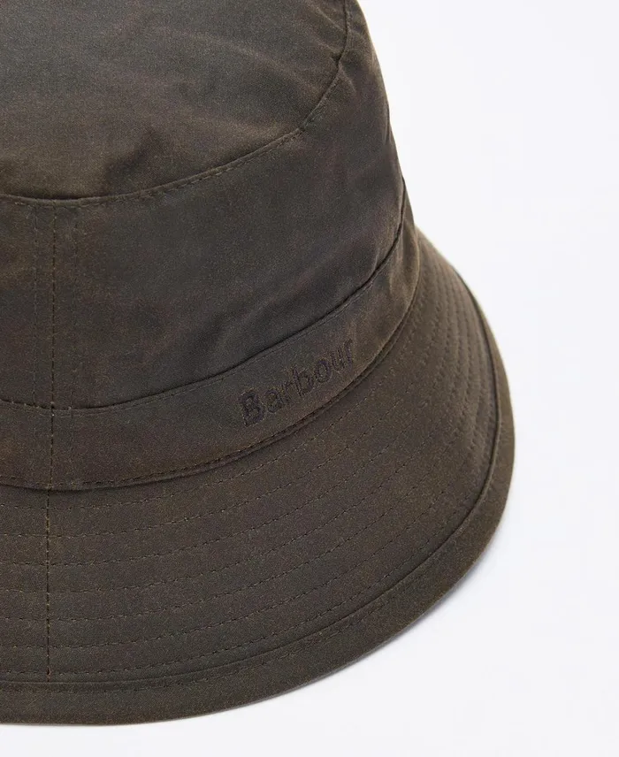 Men Hats Barbour Wax Bucket Hat Olive Men Hats Barbour Wax Bucket Hat Olive