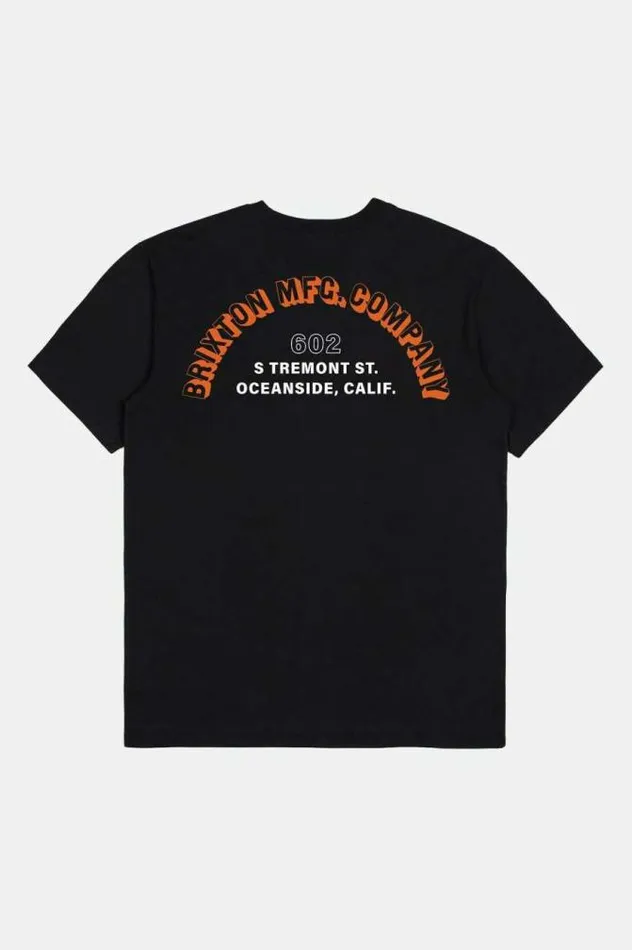 Men Haven SS Tailored Pocket TShirt Black Brixton TShirts