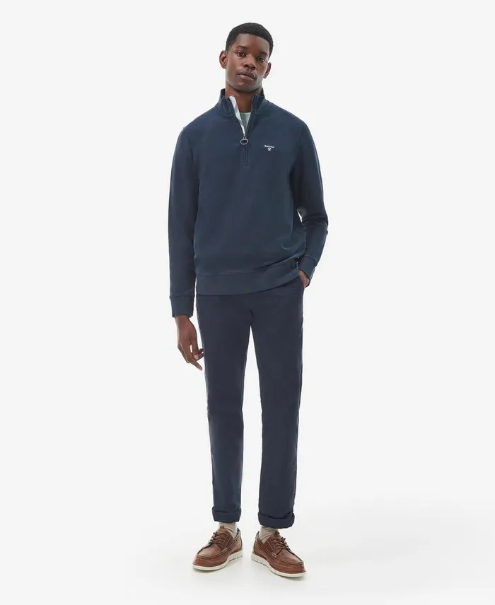 Men Hoodies and Sweatshirts Barbour Birkrigg Half Zip Sweatshirt White Smoke Men Hoodies and Sweatshirts Barbour Birkrigg Half Zip Sweatshirt White Smoke
