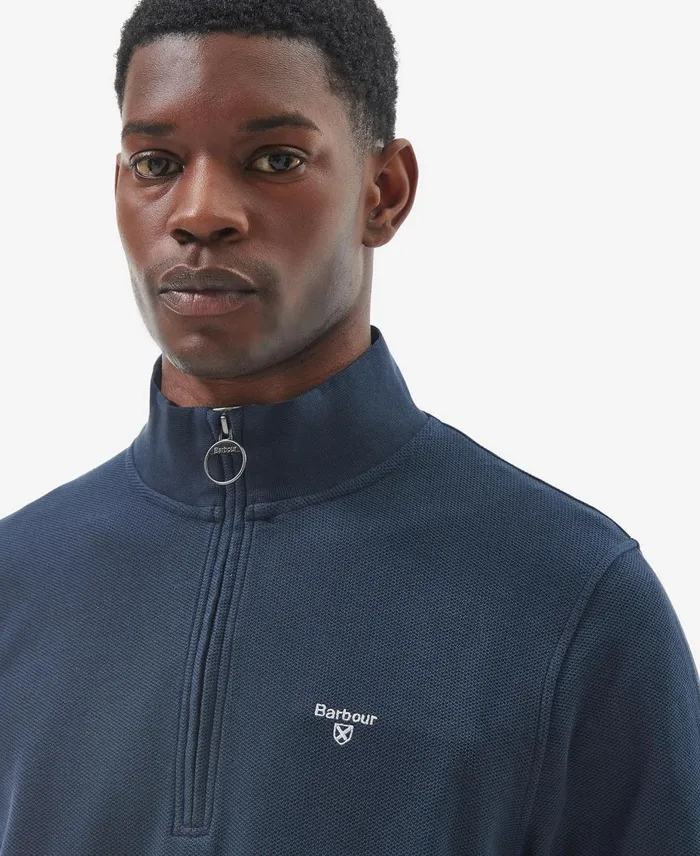 Men Hoodies and Sweatshirts Barbour Birkrigg Half Zip Sweatshirt White Smoke Men Hoodies and Sweatshirts Barbour Birkrigg Half Zip Sweatshirt White Smoke