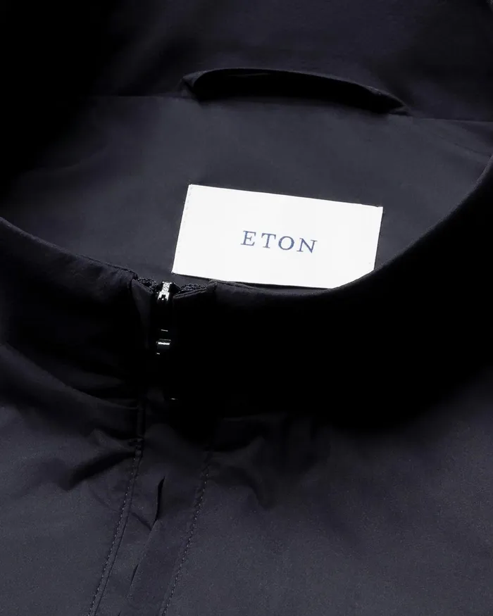 Men Lightweight Zip Vest Blue Eton Vests