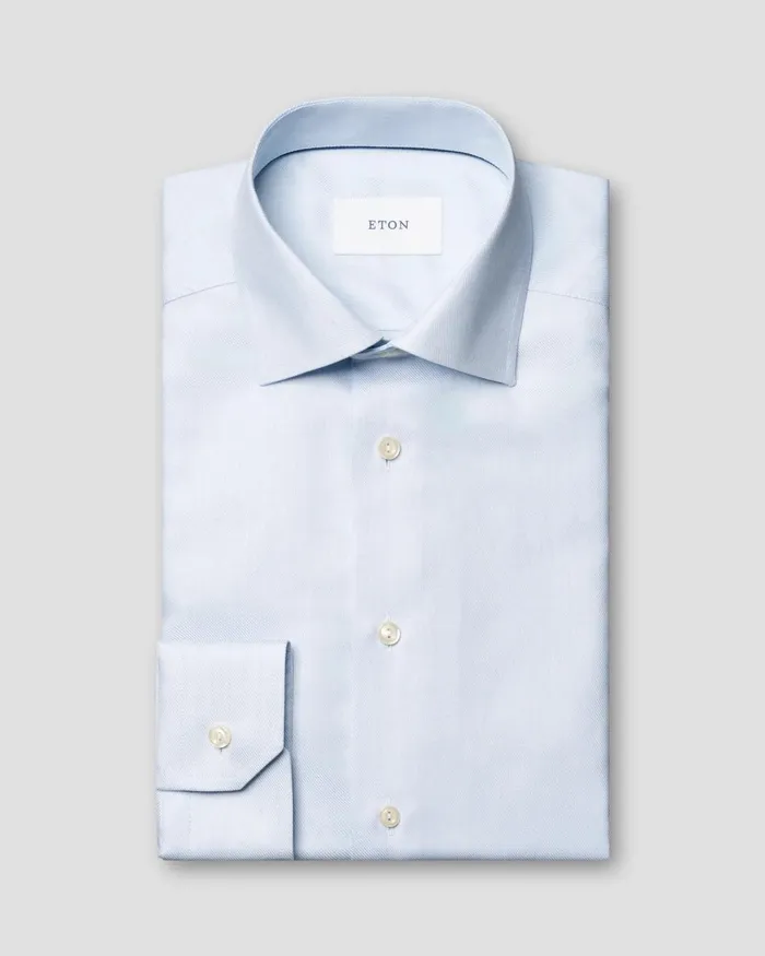 Men Melange Fine Twill Shirt Blue Eton Dress Shirts Men Melange Fine Twill Shirt Blue Eton Dress Shirts