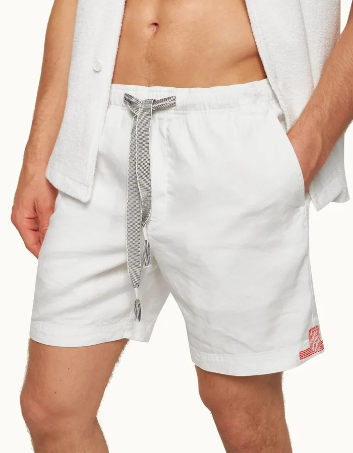 Men Orlebar Brown Day Shorts Ambrose Washed Buttercup