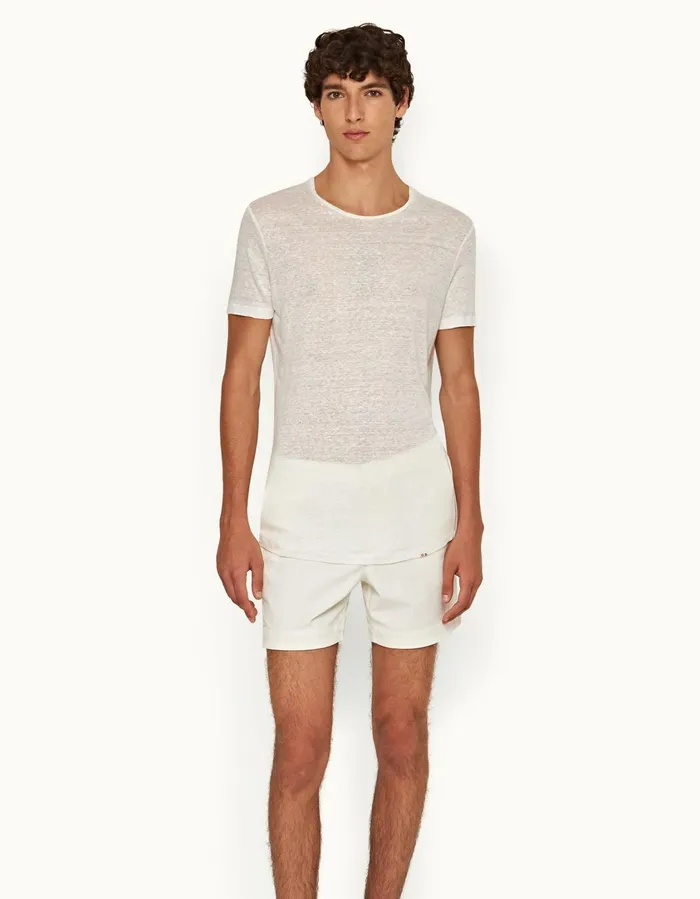 Men Orlebar Brown Day Shorts Bulldog Corduroy Sea Mist
