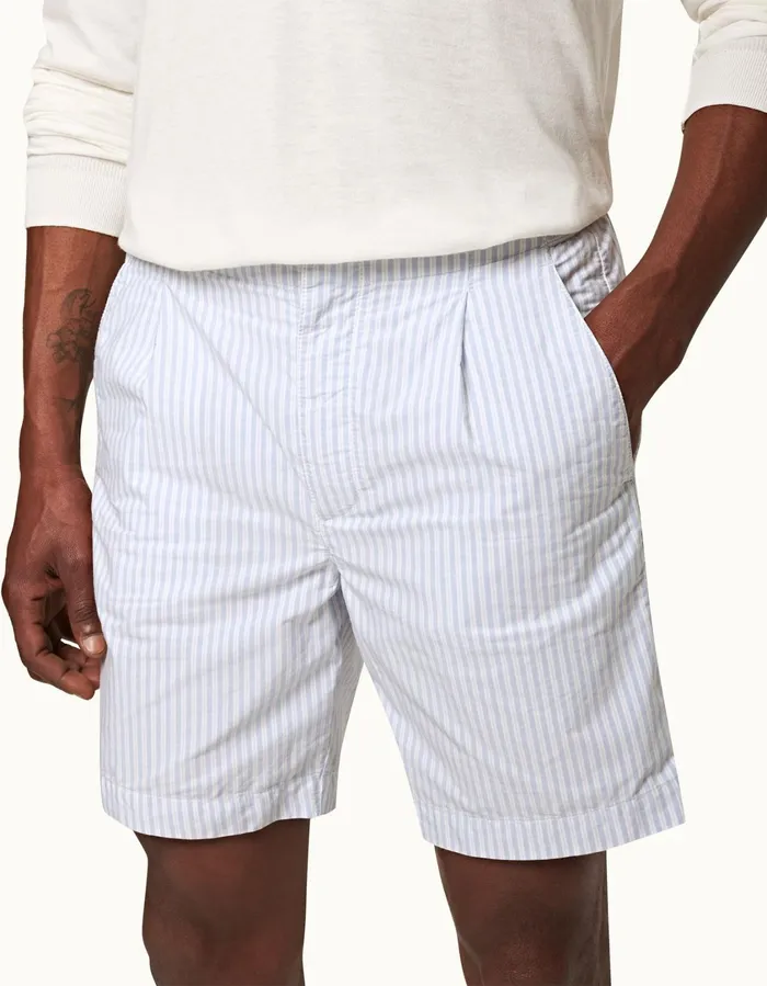 Men Orlebar Brown Day Shorts Hannes Light Island Skywhite