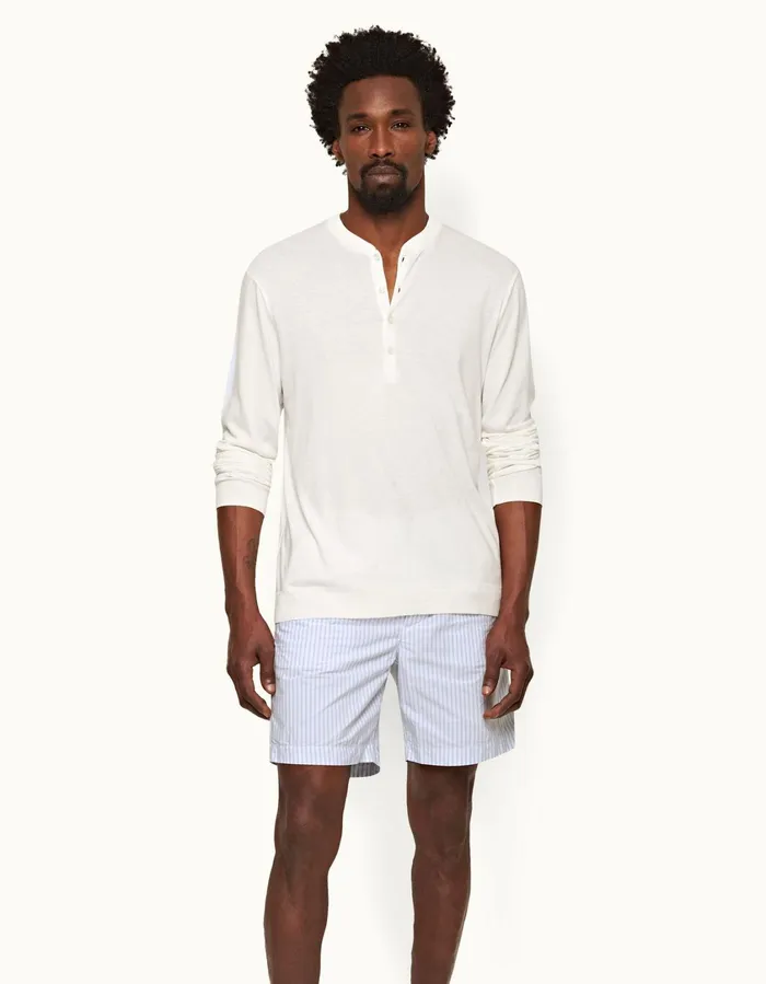 Men Orlebar Brown Day Shorts Hannes Light Island Skywhite