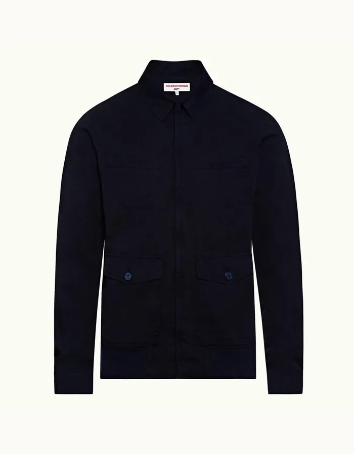 Men Orlebar Brown Jackets and Outerwear Octopussy Harrington Midnight