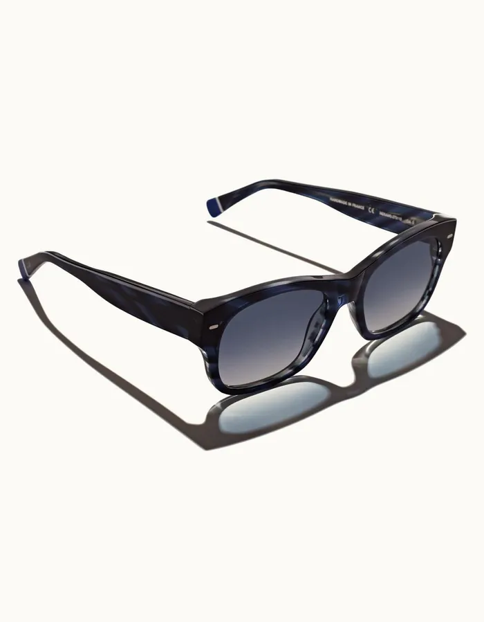 Men Orlebar Brown Sunglasses Nerano Navy Laminate