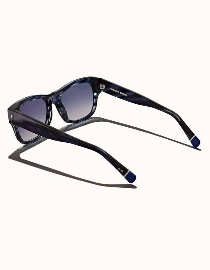 Men Orlebar Brown Sunglasses Nerano Navy Laminate