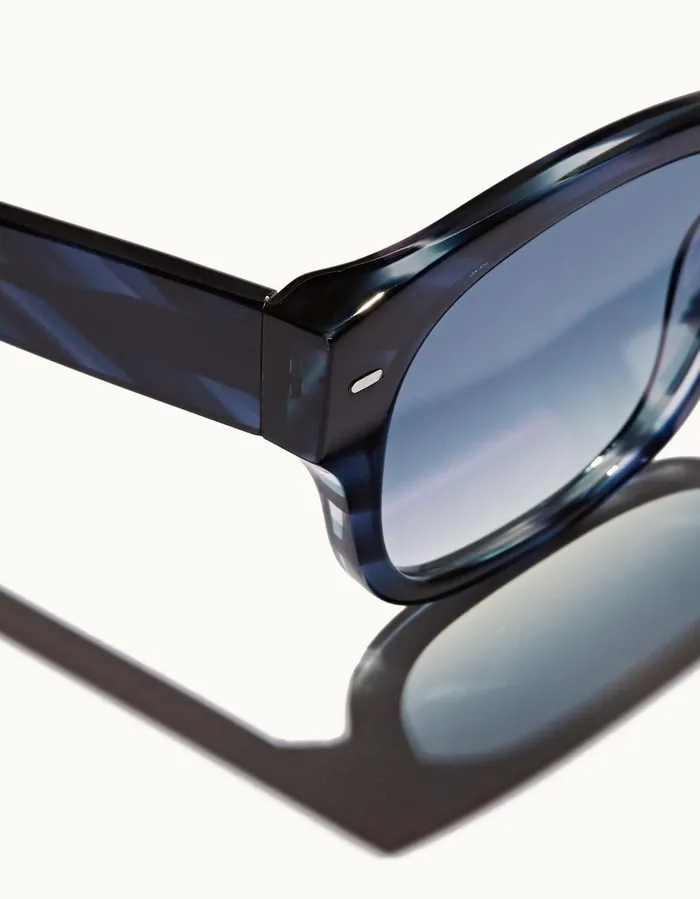 Men Orlebar Brown Sunglasses Nerano Navy Laminate
