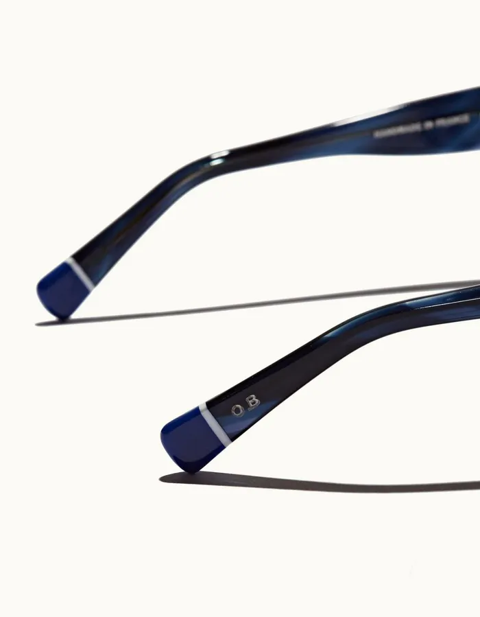 Men Orlebar Brown Sunglasses Nerano Navy Laminate